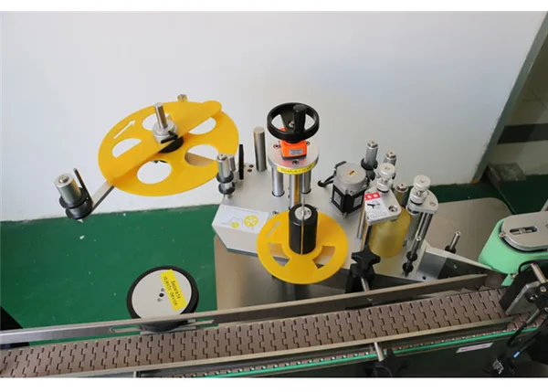 Big Round Bottle Automatic Sticker Labeling Machine With Ribbon Coding Printer, view 2