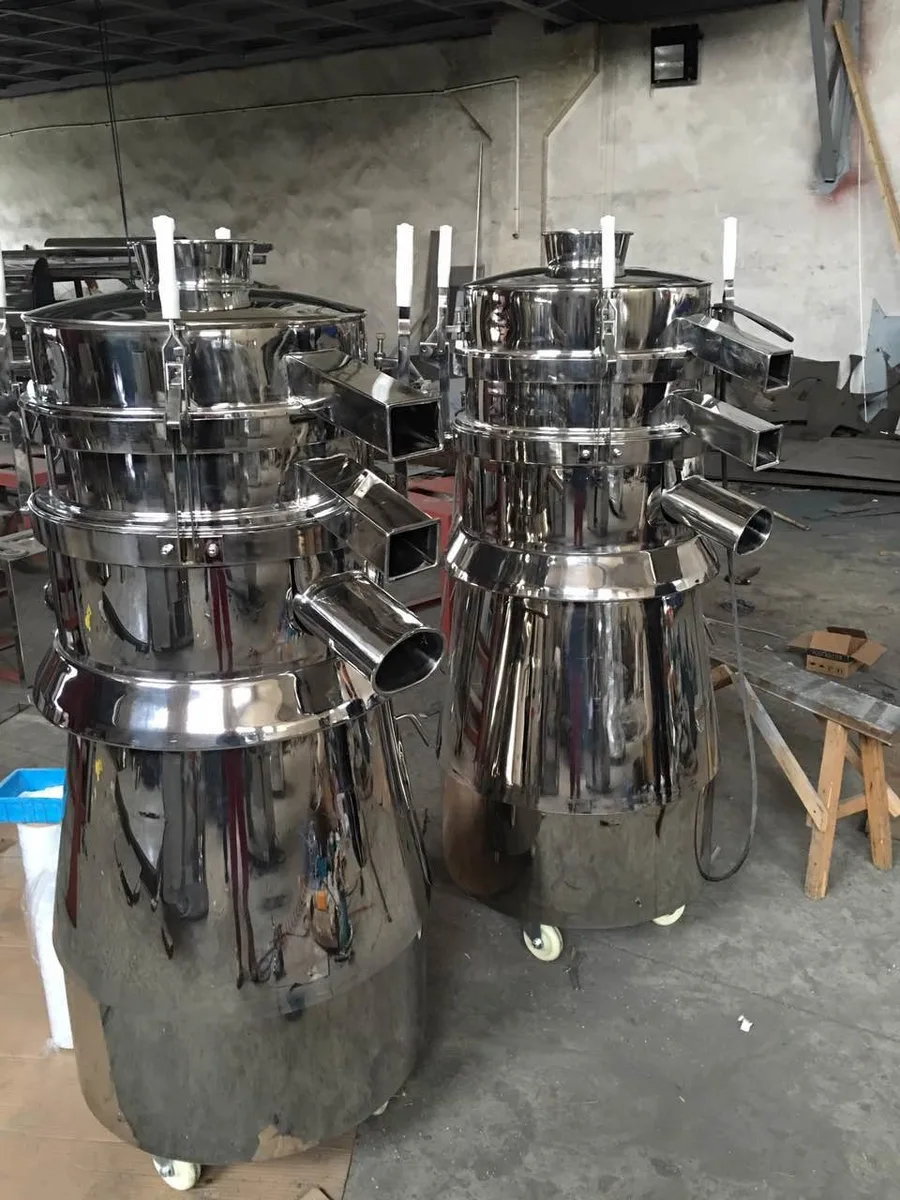 High Efficiency SUS Pharmaceutical Machinery Equipment Powder Vibration Sifter, view 2