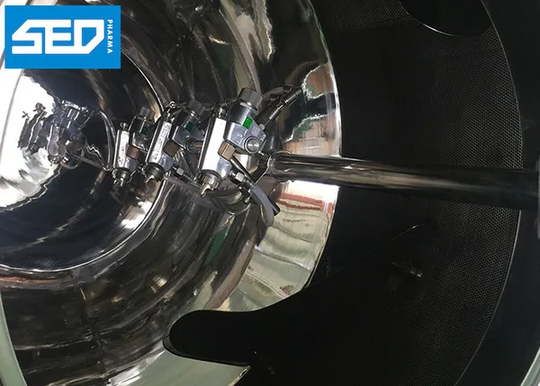 Energy - Saving Tablet Coating Machine In Pharmaceutical Industry CE Approval, view 2