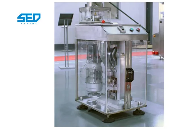 GMP Standard Type 304 Stainless Steel Material Single Punch Tablet Press Machine, view 2