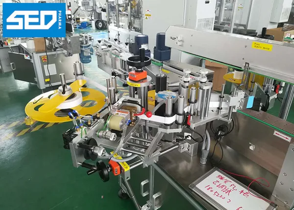 Round Bottle Automatic Labeling Machine Stainless Steel 304 Made PLC Controlled, view 2