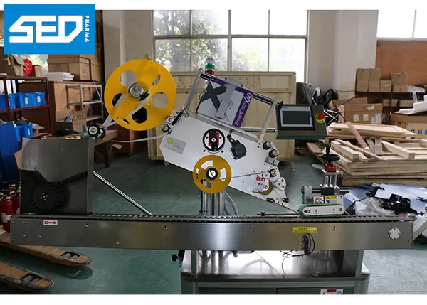 Horizontal Wrap Around Flat Surface Labeling Machine With Auto Feeding System, view 2