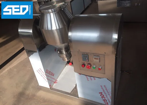 Stainless Steel Double Cone Blender 50L Dry Powder Mixing Equipment, view 2