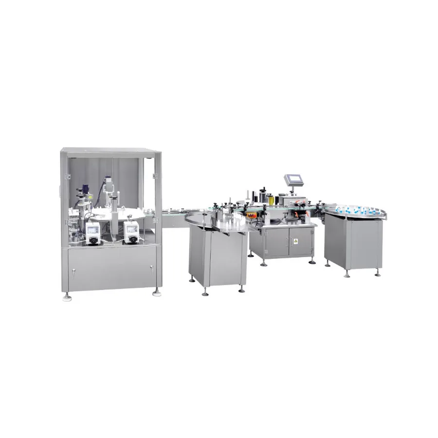 220V/50HZ Stainless Steel Pharma Machinery Eye Drop Filling Stoppering Capping Machine, view 2