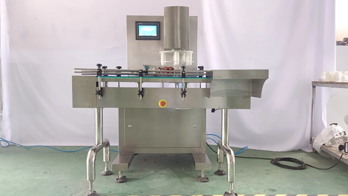 Automatic 0.6Mpa 0.7kw Cotton Inserting Machine Pharmaceutical Machinery Equipment, view 2