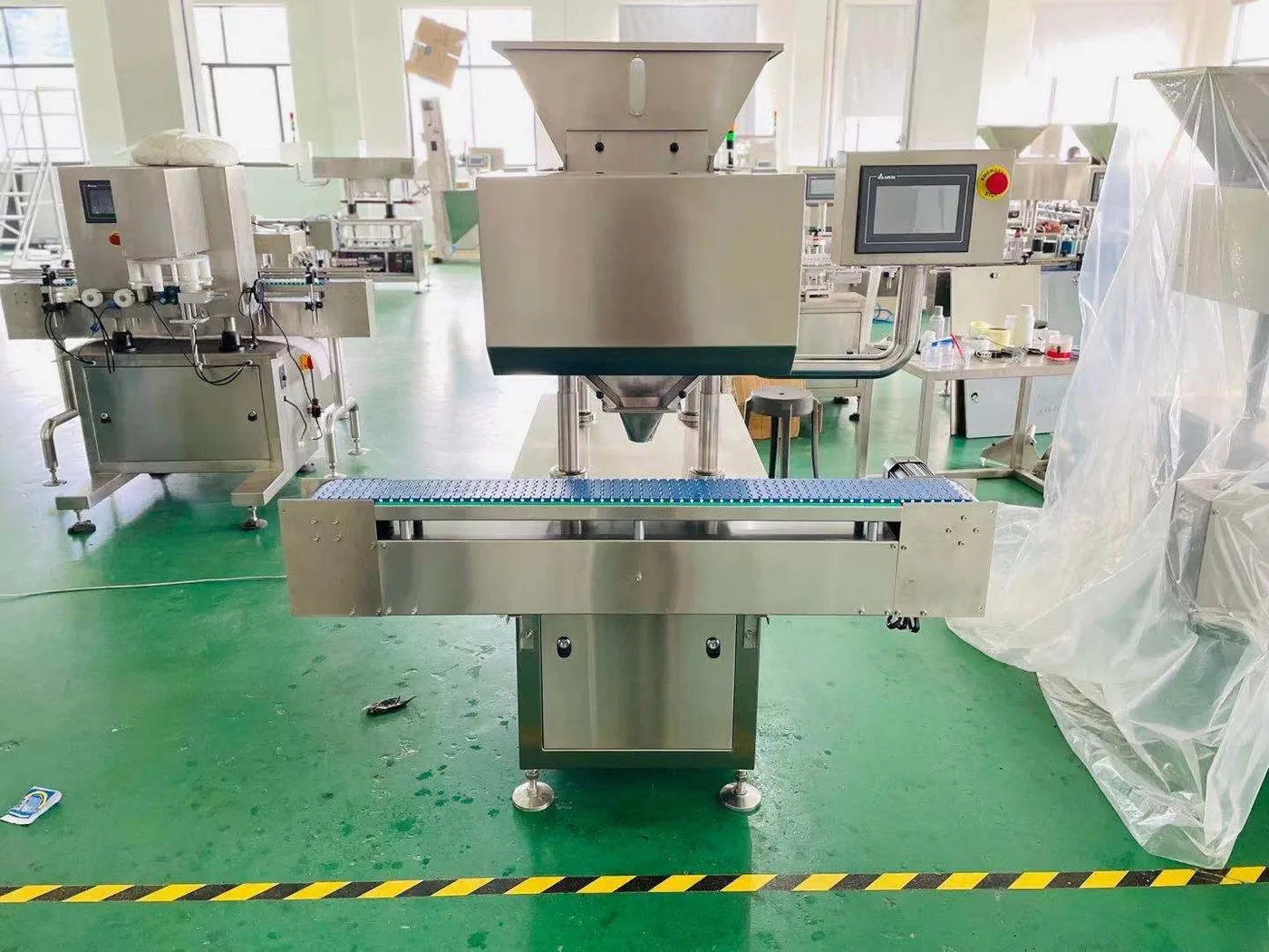 10 Channel Ultra Wide Channel Capsule Counting Machine With Automatic, view 2