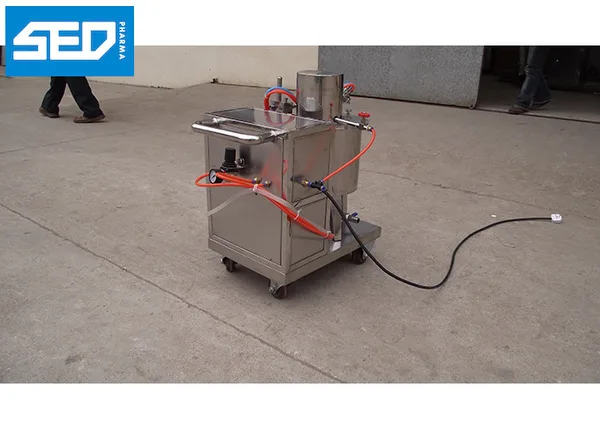 Auto Coater Tablet Coating Machine Water Nut Type Pharmaceutical Coating Equipment, view 3