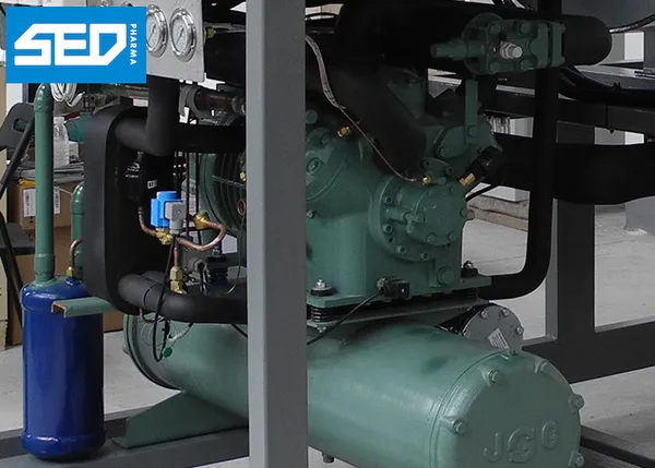 SED-10DG 100 Kgs Per Batch Industrial Lyophilisation Equipment High Efficiency For Vegetable / Fruits Drying, view 3