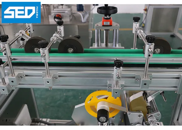 SED-PST 220V,380V Automatic Carton Box Front And Back Double Side Sticker Labeling Machine, view 3