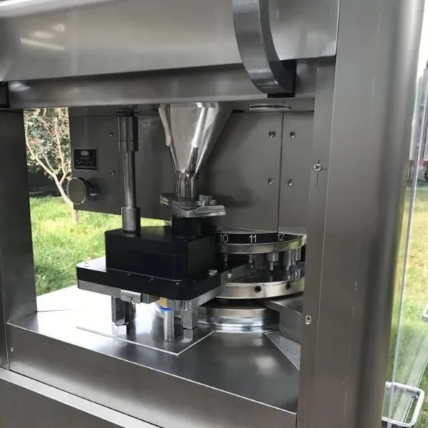 Medicine Closed Double Mixing Powder Tablet Press Machine With CE Certification, view 3
