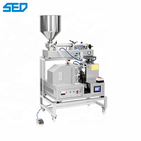 Semi Auto Pharmaceutical Machinery Equipment Cosmetic Cream Ointment Hose Filling Sealing, view 3