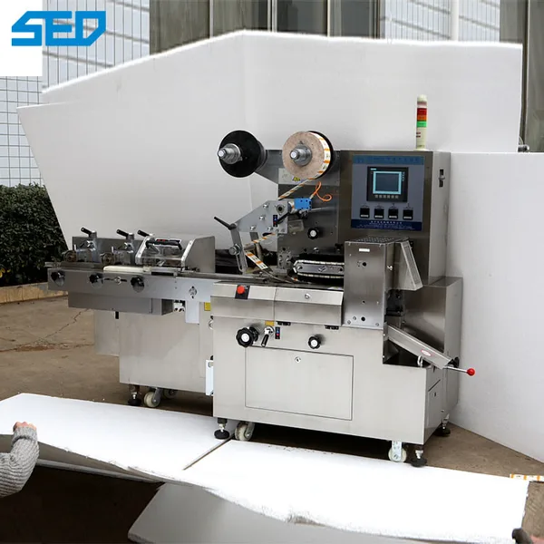 Electric Automatic Face Mask Packing Machine PLC Touch Screen Operation, view 3