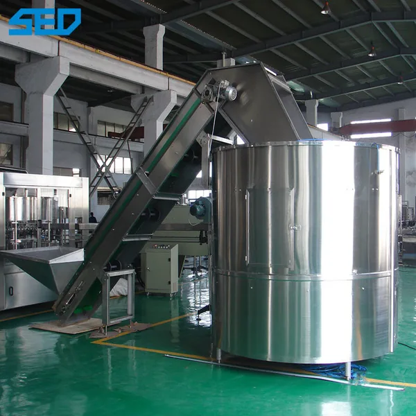 High Speed Round Plastic Bottle Unscrambler Machine, view 3