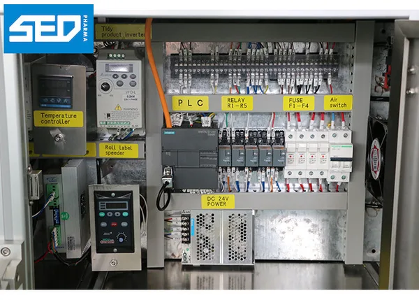 Round Bottle Automatic Labeling Machine Stainless Steel 304 Made PLC Controlled, view 4
