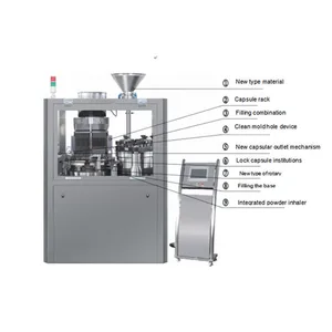 Fully Automatic Capsule Filling Machine 228000 Capsules/Hour With 27 Holes