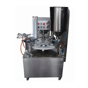 Rotary Type Automatic Liquid Cup Filling Sealing Machine Customize