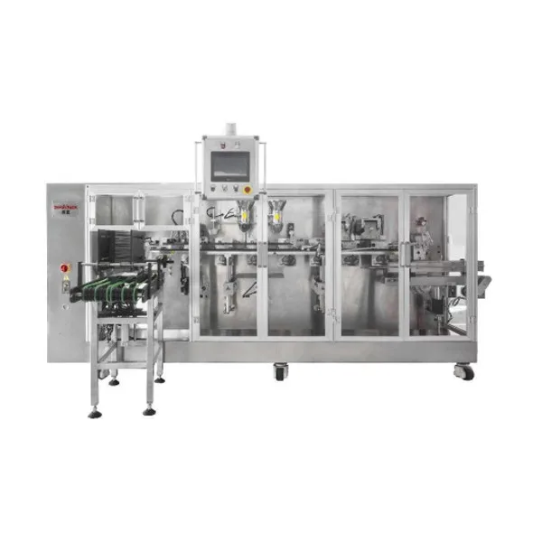 Multiple Auatomatic Packing Machine Horizontal FFS Packaging Machine With Zipper, view 1