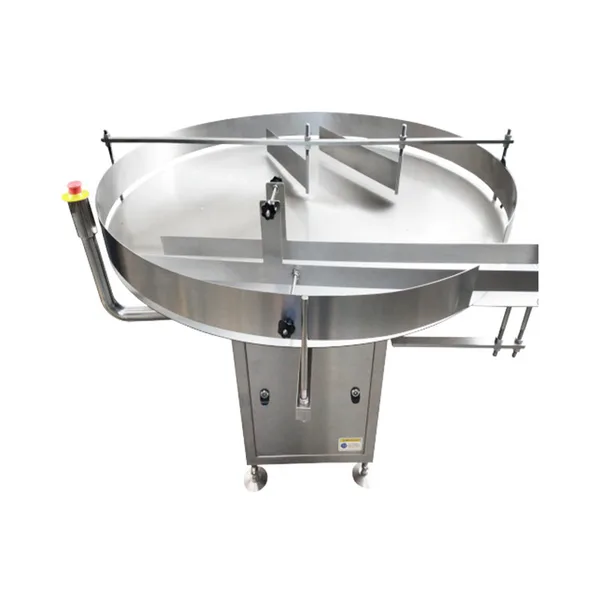 SS304 Round Bottle Unscrambler Turntable Bottle Feeder Collector, view 1