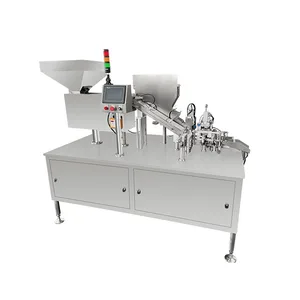 Horizontal Type Plastic Tube Bottling Machine For Effervescent Tablet Packing