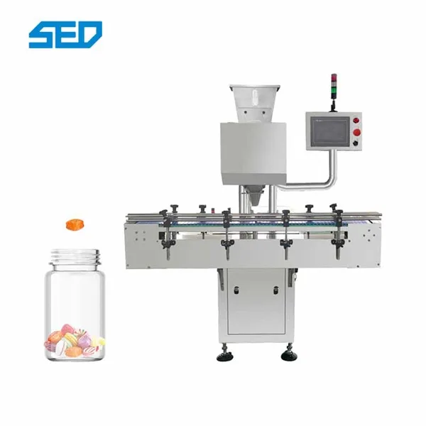 12 Channel Stainless Steel Capsule Counting Machine 10-50 Bottles/Min, view 1