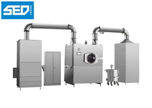 High Efficiency Automatic Film Coating Machine Micro Computer Controlled