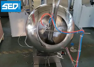 Food Pharma Industry Film Coating Machine Sugar Coating Equipment Water Nut Type