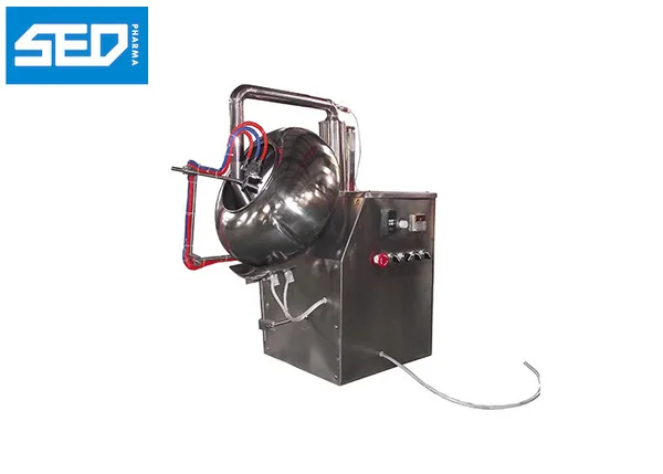 Auto Coater Tablet Coating Machine Water Nut Type Pharmaceutical Coating Equipment, view 1