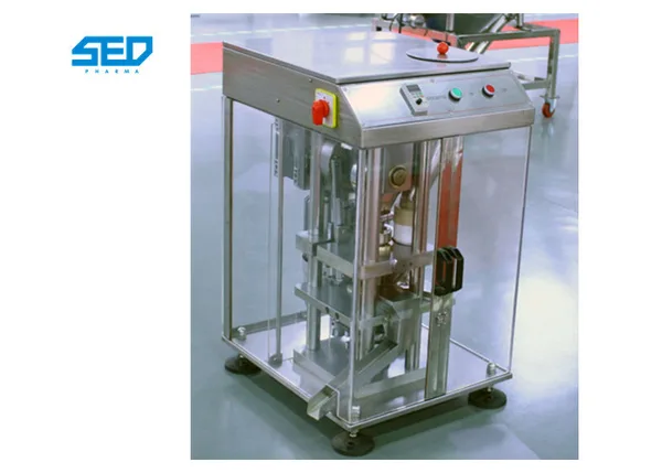 GMP Standard Type 304 Stainless Steel Material Single Punch Tablet Press Machine, view 1