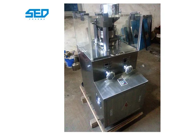 5 Punches Button Controlled Pharmaceutical Machinery Equipment Rotary Tablet Press Machine 12000 Pcs Per Hour, view 1
