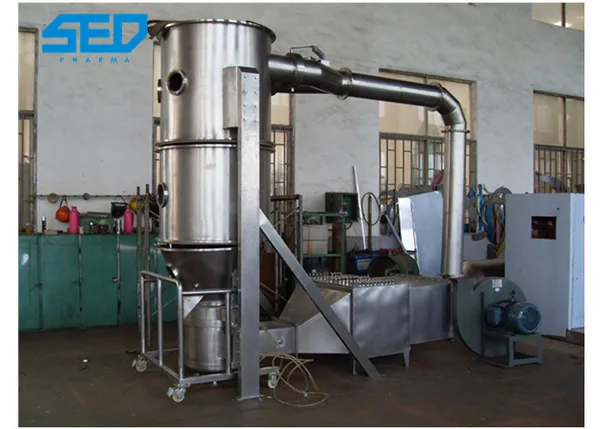 Boiling Spraying Granulation Drying Machine For Powder Granulation Granular Coating, view 1