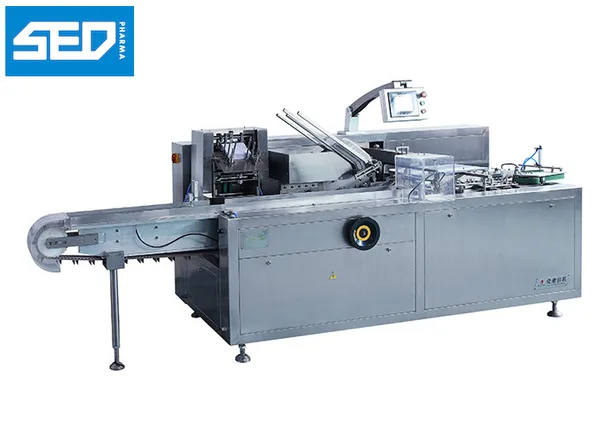 Automatic Cookies Cartoning Machine Chocolate Chip Cookies Box Packing Machine Cookies Carton Packing Machine, view 1