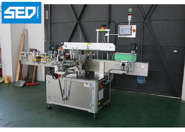 Round Bottle Automatic Labeling Machine Stainless Steel 304 Made PLC Controlled, view 1