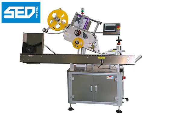 Horizontal Type Automatic Labeling Machine Glass Vial Automated Label Applicator, view 1