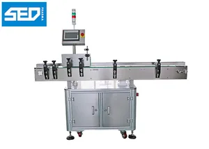 Single Side Automatic Labeling Machine Round Bottle Use Servo Motor Driven Type