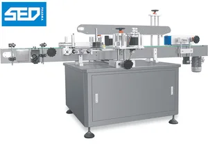 Customized Bottle Sticker Applicator Machine With 150 Bottles Per Minute Speed