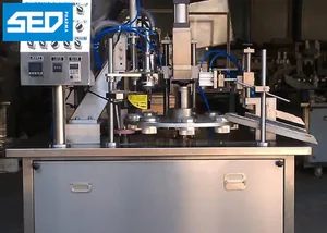 Efficient Semi Automatic Tube Filling And Sealing Machine Plastic Laminated Tube Use