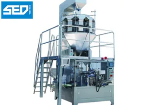 Stainless Steel Automatic Packing Machine Rotary Type Chocolate Bean Packaging Machine