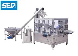380V 50HZ/60HZ Three Phase Multi Functional Automatic Packing Machine Arabic Gum Zipper Pouch Packaging Machine