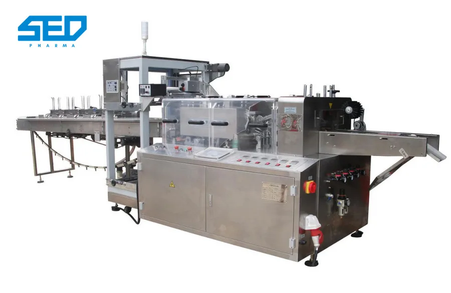 Horizontal Automatic Packing Machine For Four Side Sealed Cooling Gel Paste Packaging, view 1