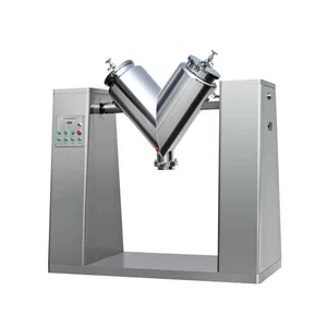 High Speed Lab Powder Mixer Machine Standard 50L Stainless Steel V Type Mixer