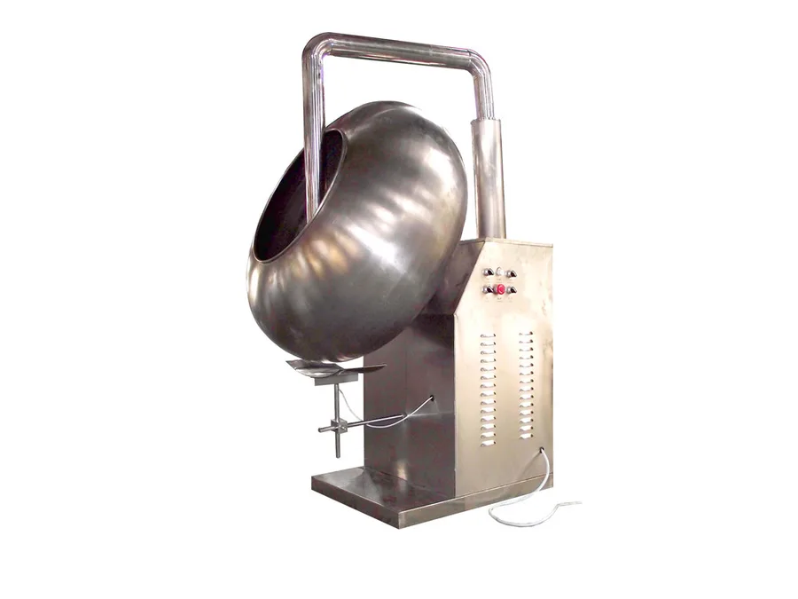 Water Nut Type Film Coating Equipment Efficient Pharmaceutical Coating Machine, view 1