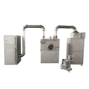 Stainless Steel Auto Coater Tablet Coating Machine 300kg / Batch Loading Capacity