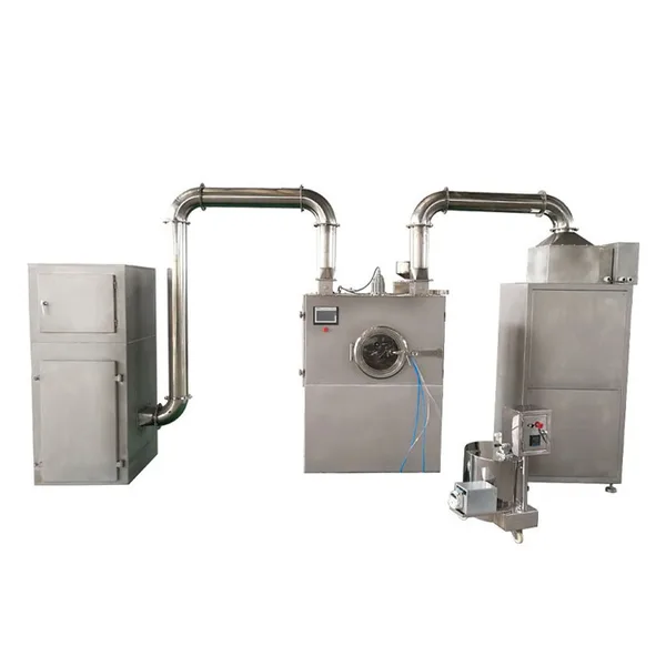 Stainless Steel Auto Coater Tablet Coating Machine 300kg / Batch Loading Capacity, view 1