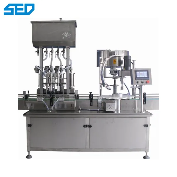 Glass Bottle Filling And Capping Packaging Machine For Viscous Materials, view 1