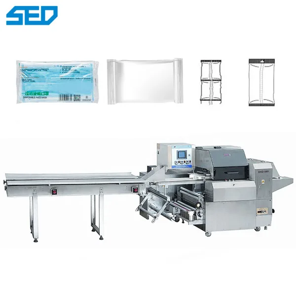 Electric Automatic Face Mask Packing Machine PLC Touch Screen Operation, view 1