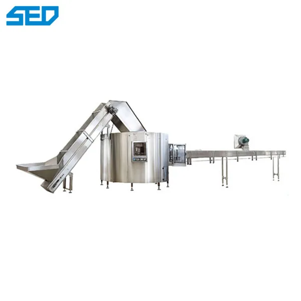 High Speed Round Plastic Bottle Unscrambler Machine, view 1