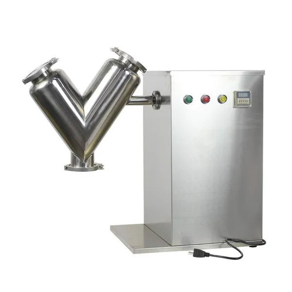 V-Type Pharmaceutical Chemical Dry Powder Mixer Machine With Automatic, view 1