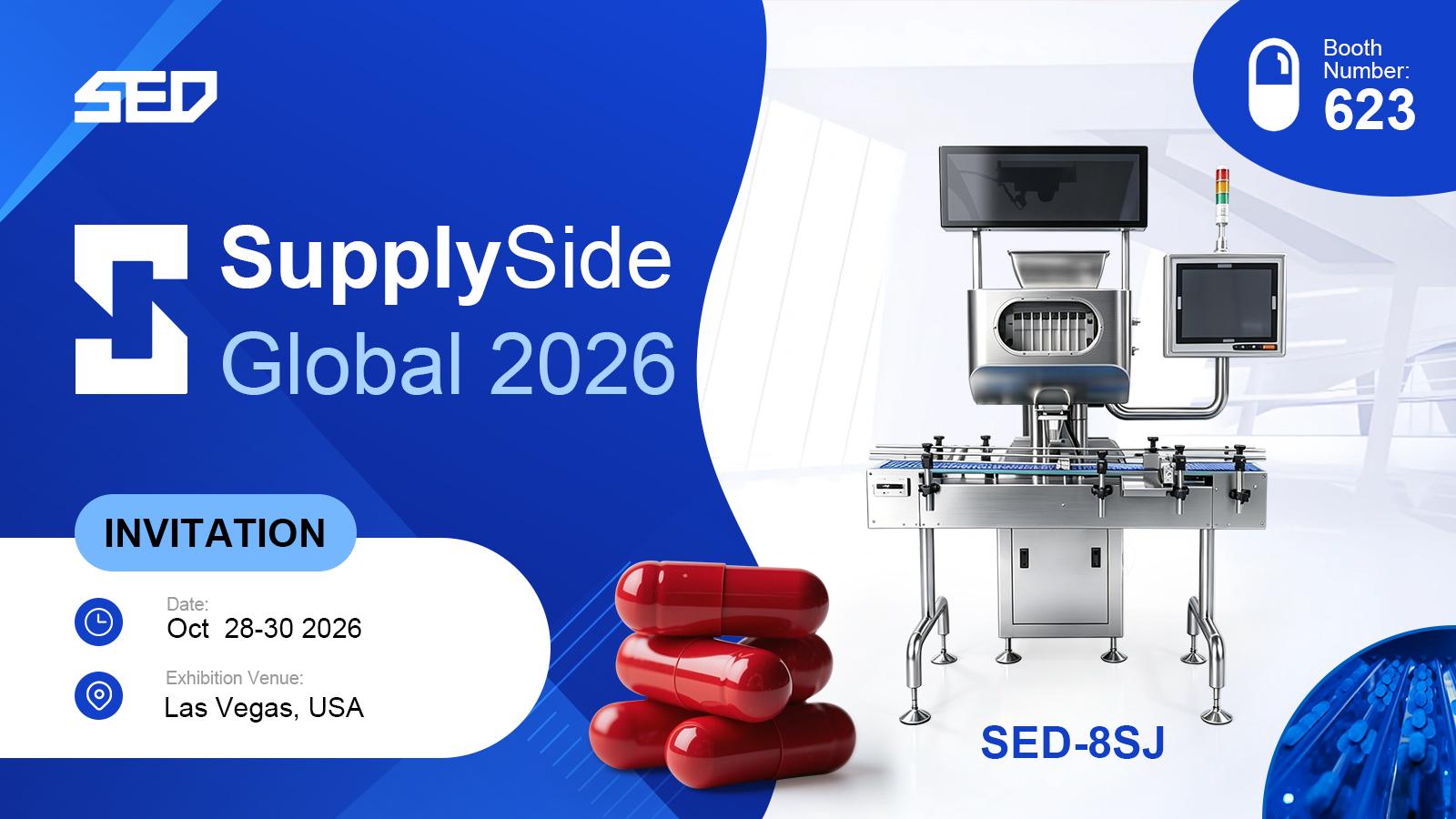 SED Pharma at SupplySide Global 2026 Booth 623