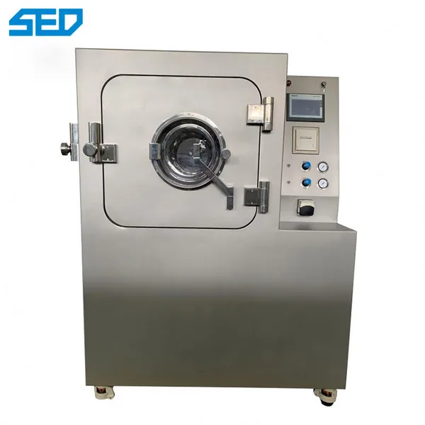 Tablet coating pan and integrated spray and air handling equipment